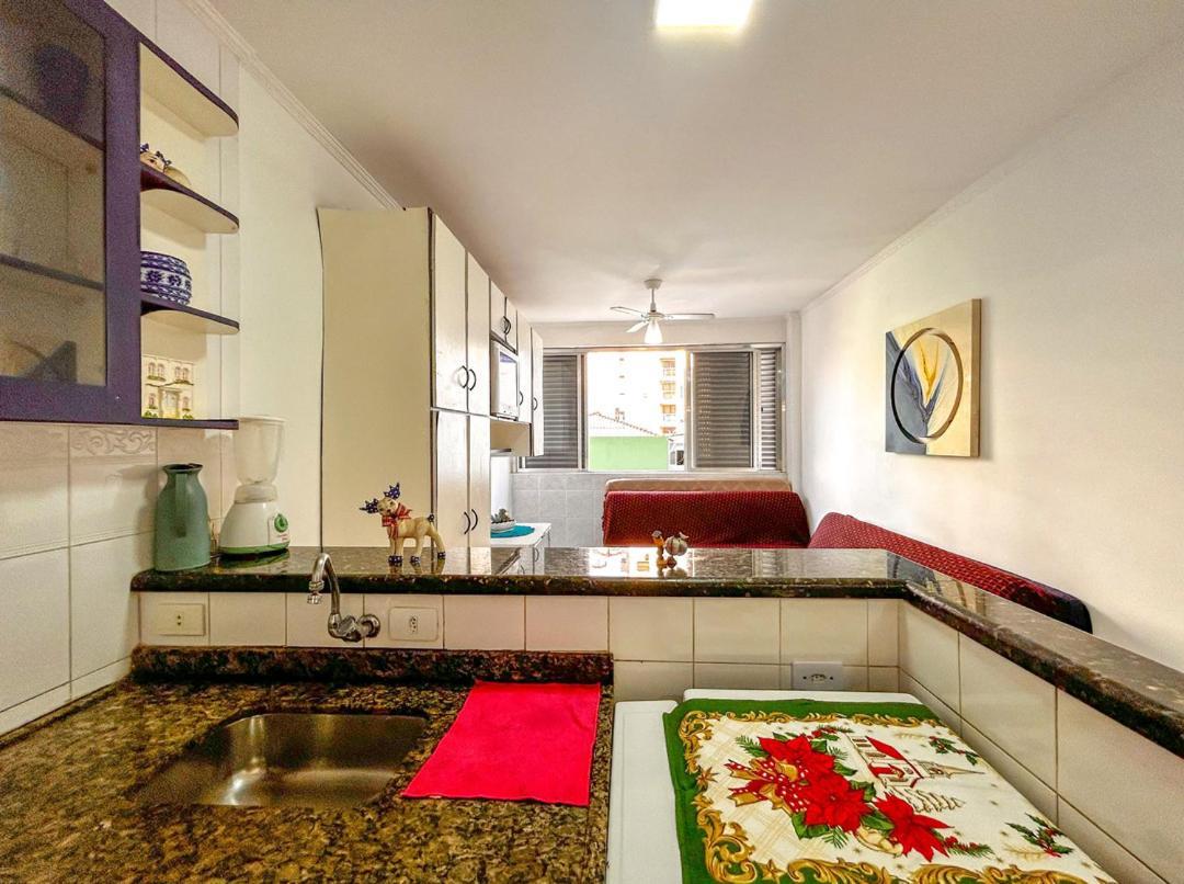 Otimo Loft Pe Na Areia Na Praia Da Guilhermina Sp Apartment ปรายากรันเด ภายนอก รูปภาพ