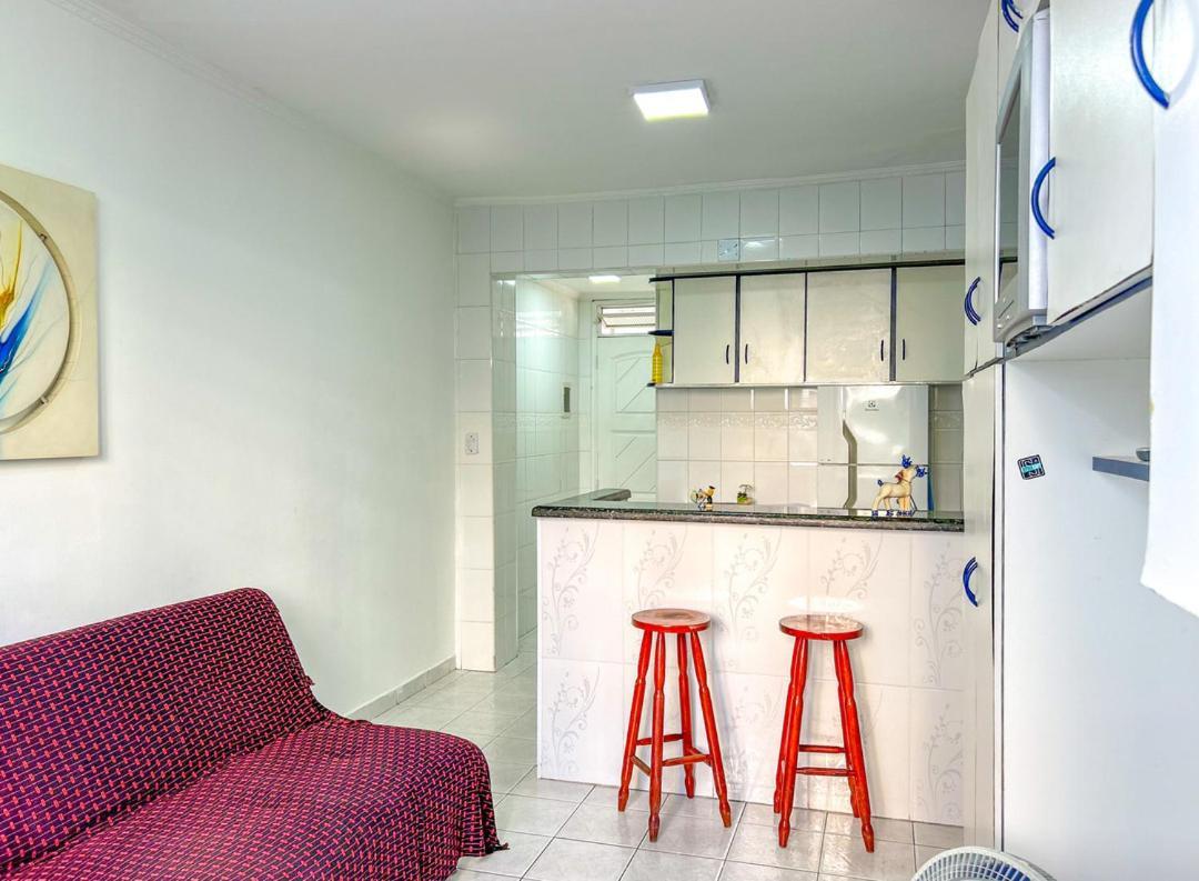 Otimo Loft Pe Na Areia Na Praia Da Guilhermina Sp Apartment ปรายากรันเด ภายนอก รูปภาพ