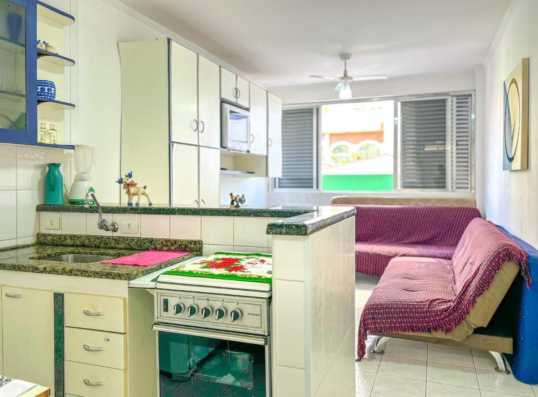 Otimo Loft Pe Na Areia Na Praia Da Guilhermina Sp Apartment ปรายากรันเด ภายนอก รูปภาพ